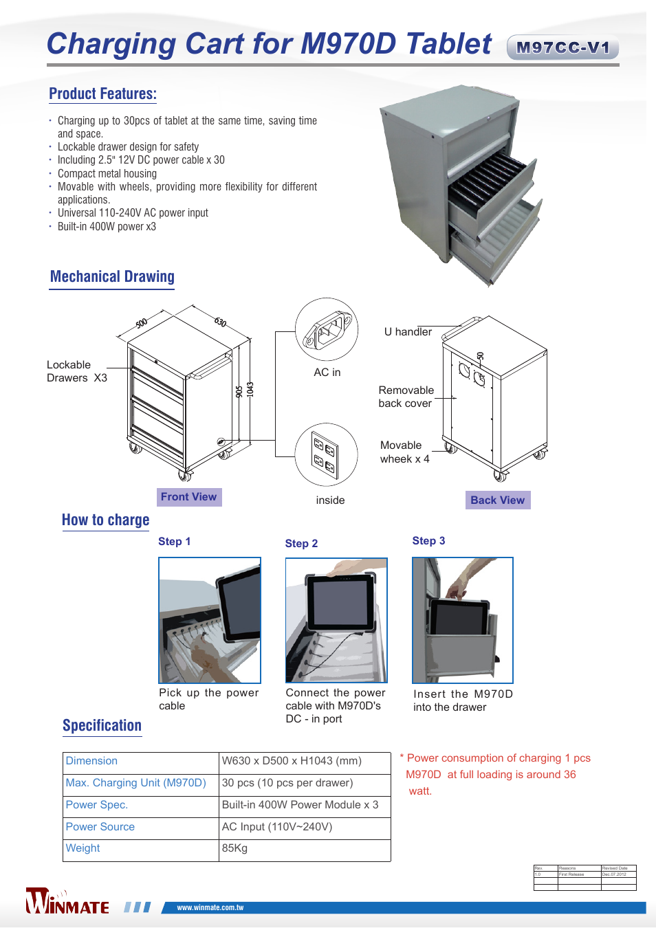 Impulse 98K000A0001I User Manual | 1 page