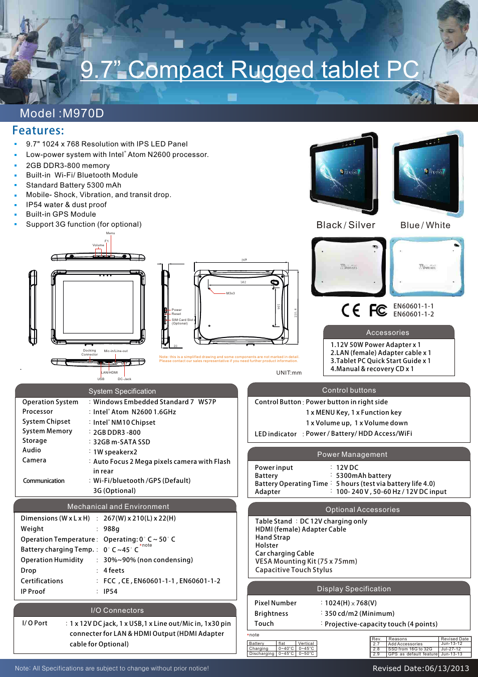 Impulse M970D User Manual | 1 page