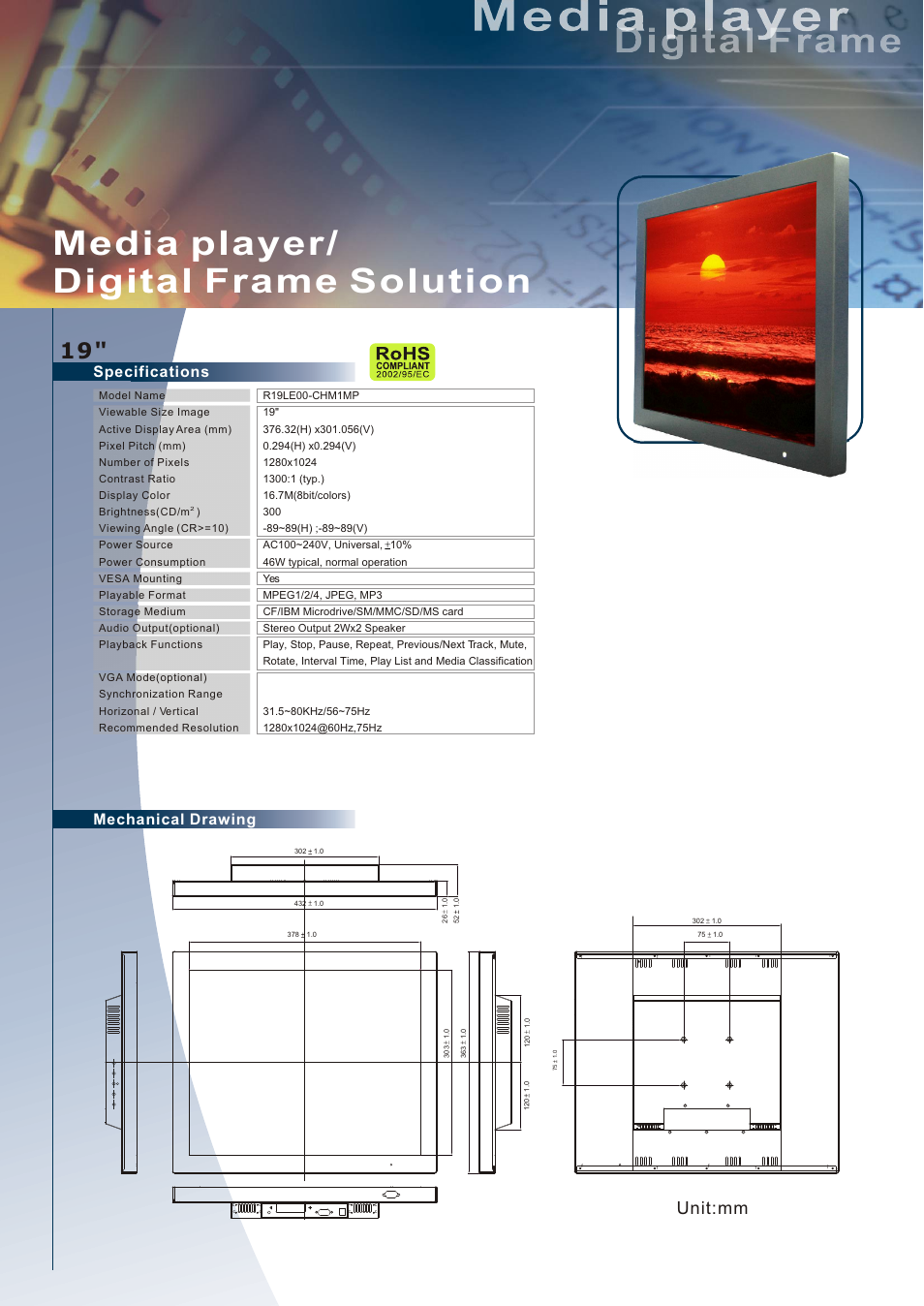 Impulse R19LE00-CHM1MP User Manual | 1 page