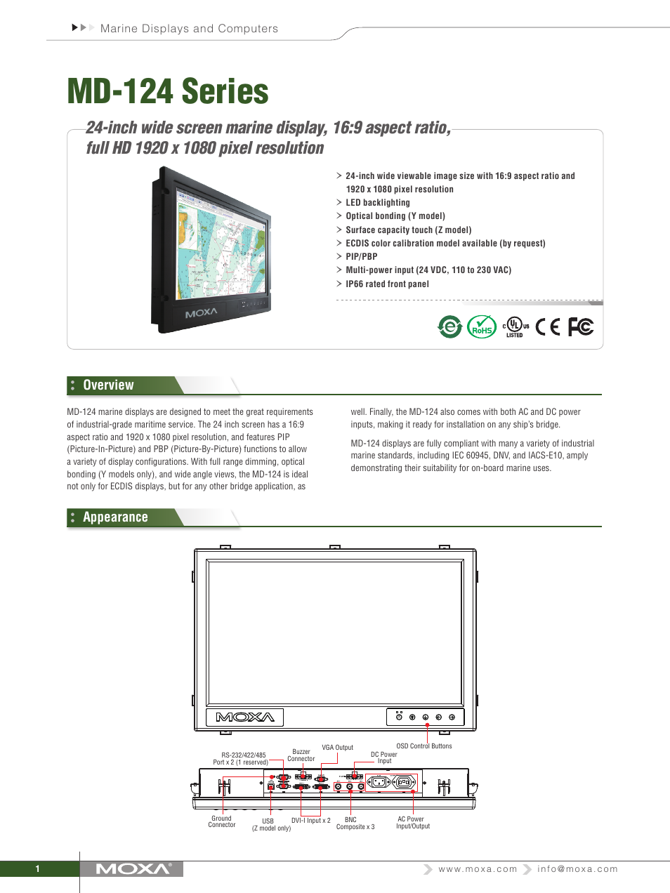 Impulse MD-124 User Manual | 3 pages