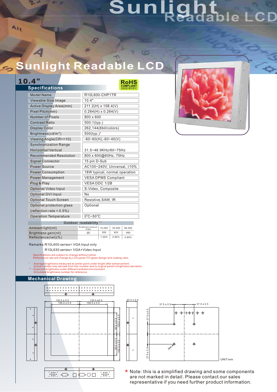 Impulse R10L600-CHP1_TR User Manual | 1 page