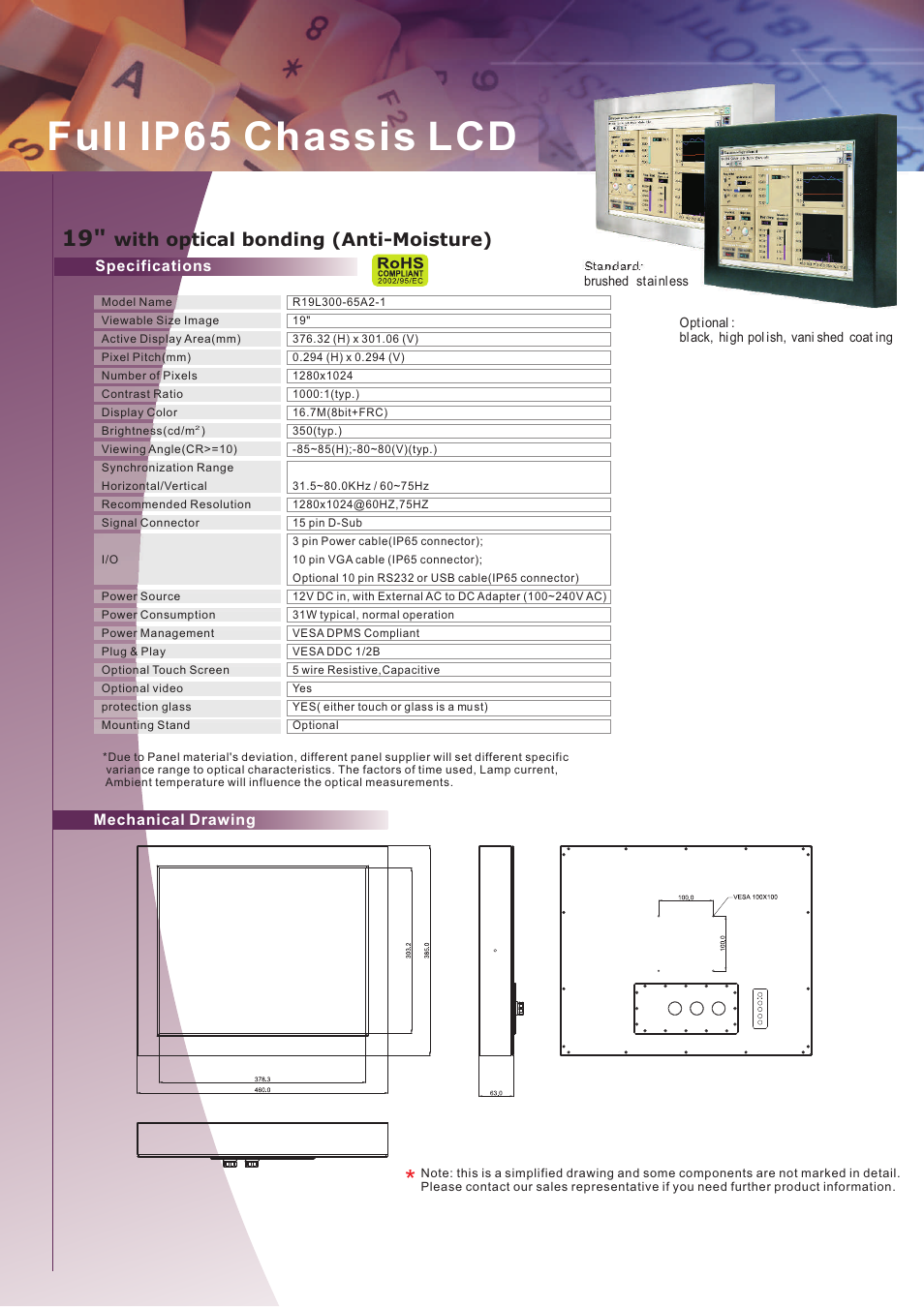 Impulse R19L300-65A2-1 User Manual | 2 pages