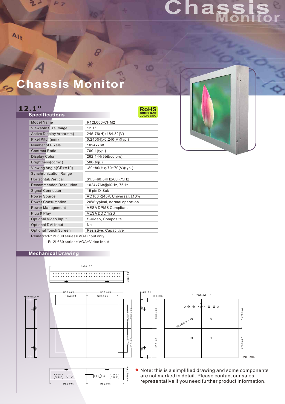 Impulse R12L600-CHM2 User Manual | 1 page