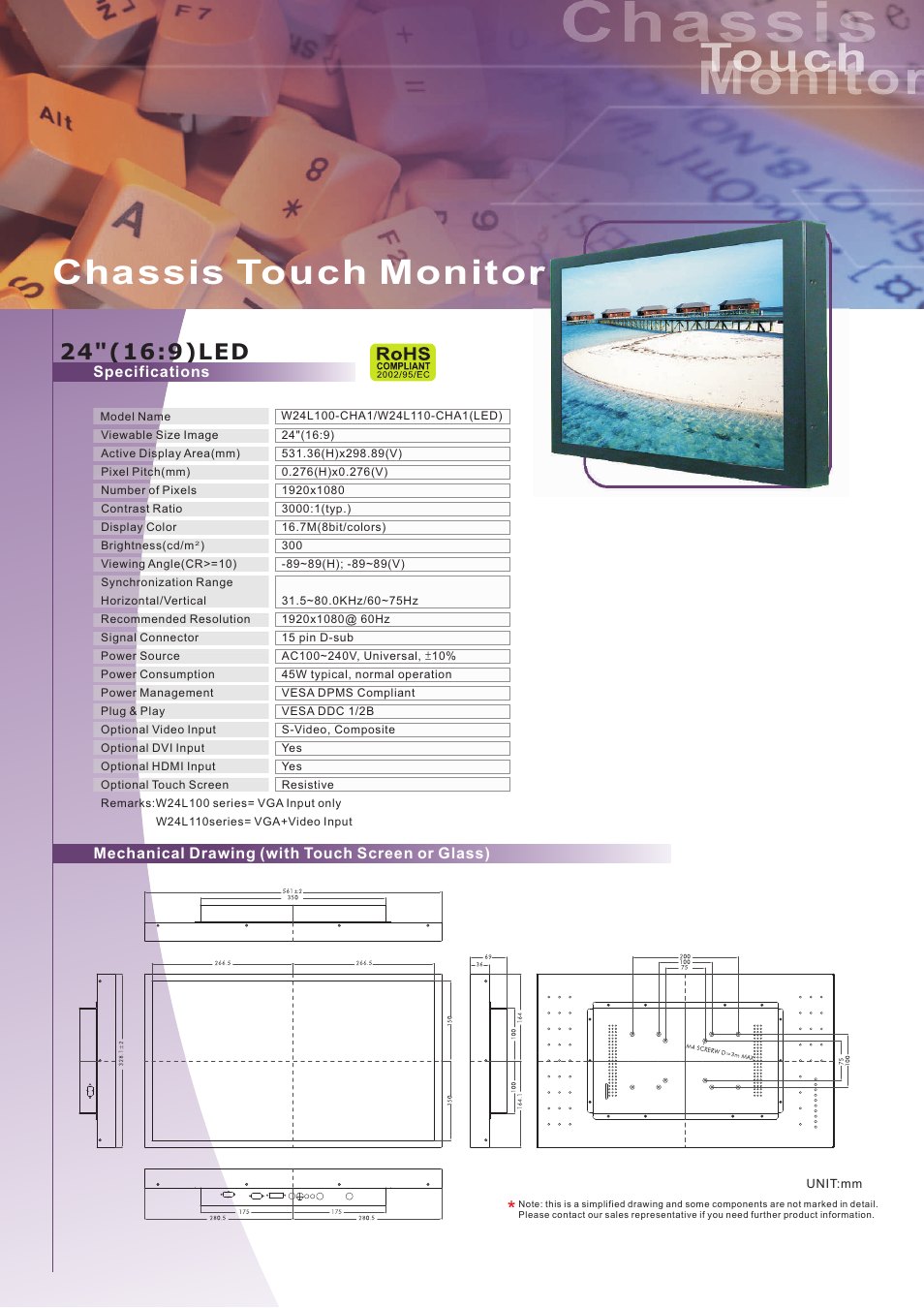 Impulse W24L100-CHA1 User Manual | 2 pages