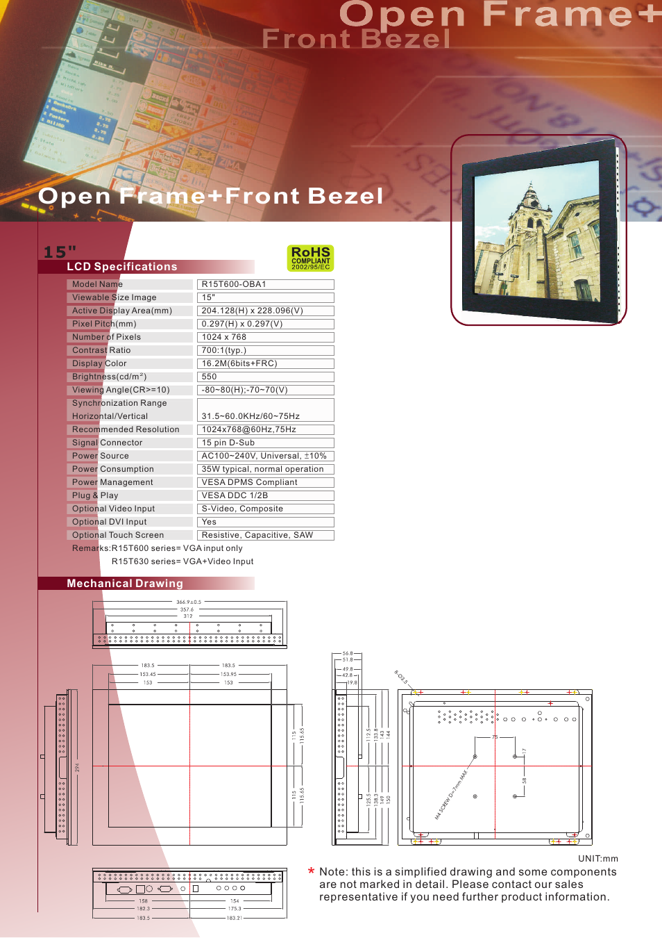 Impulse R15L100-OBA1 User Manual | 1 page