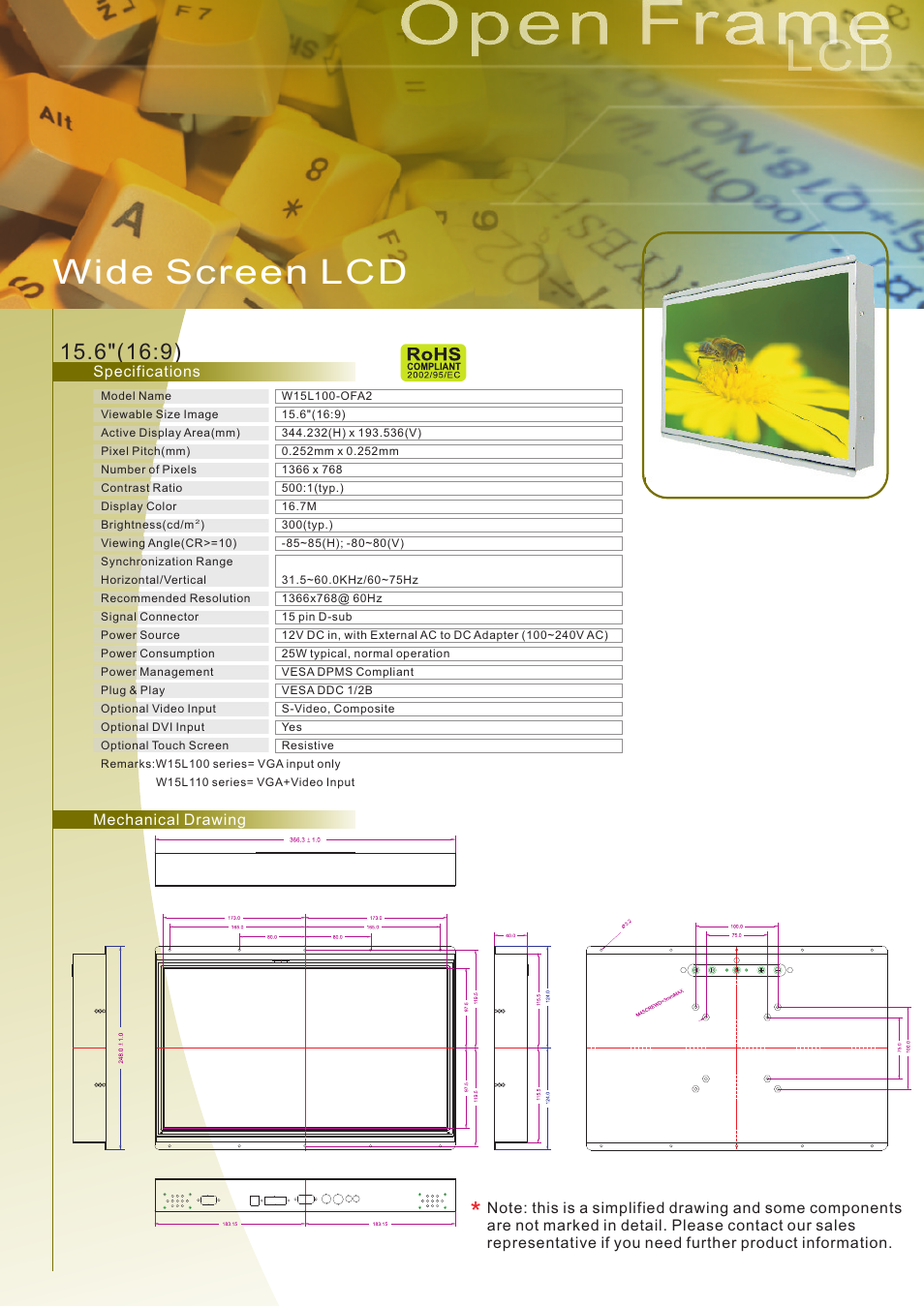 Impulse W15L100-OFA2 User Manual | 1 page