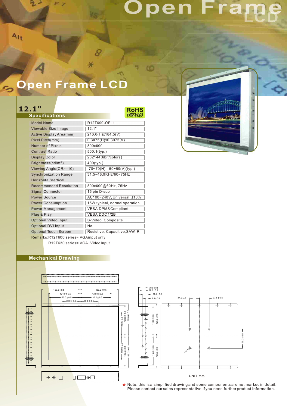 Impulse R12T600-OFL1 User Manual | 1 page