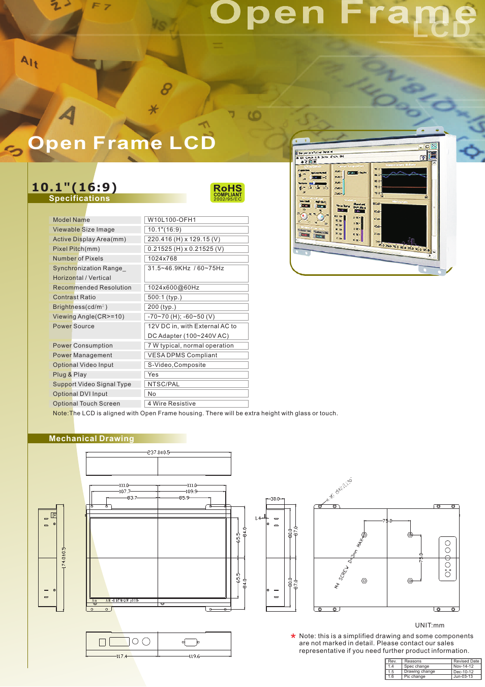 Impulse W10L100-OFH1 User Manual | 1 page