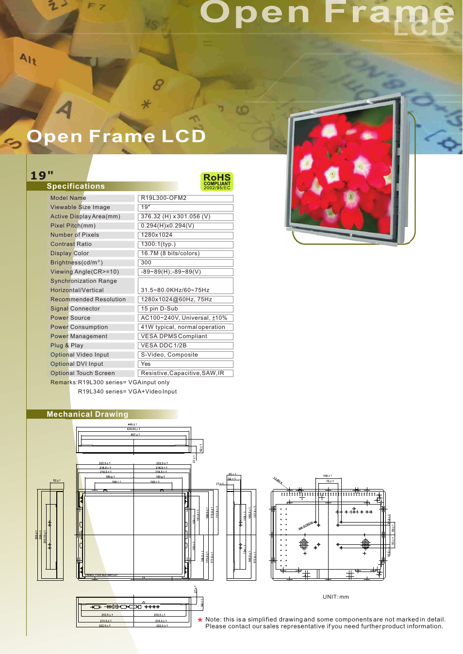 Impulse R19L300-OFM2 User Manual | 1 page