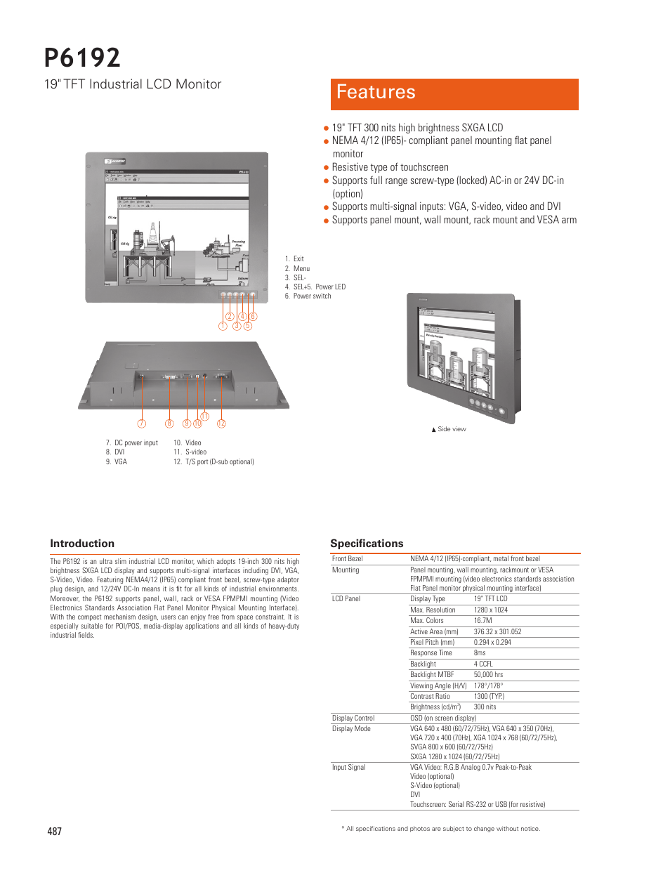 Impulse P6192 User Manual | 2 pages