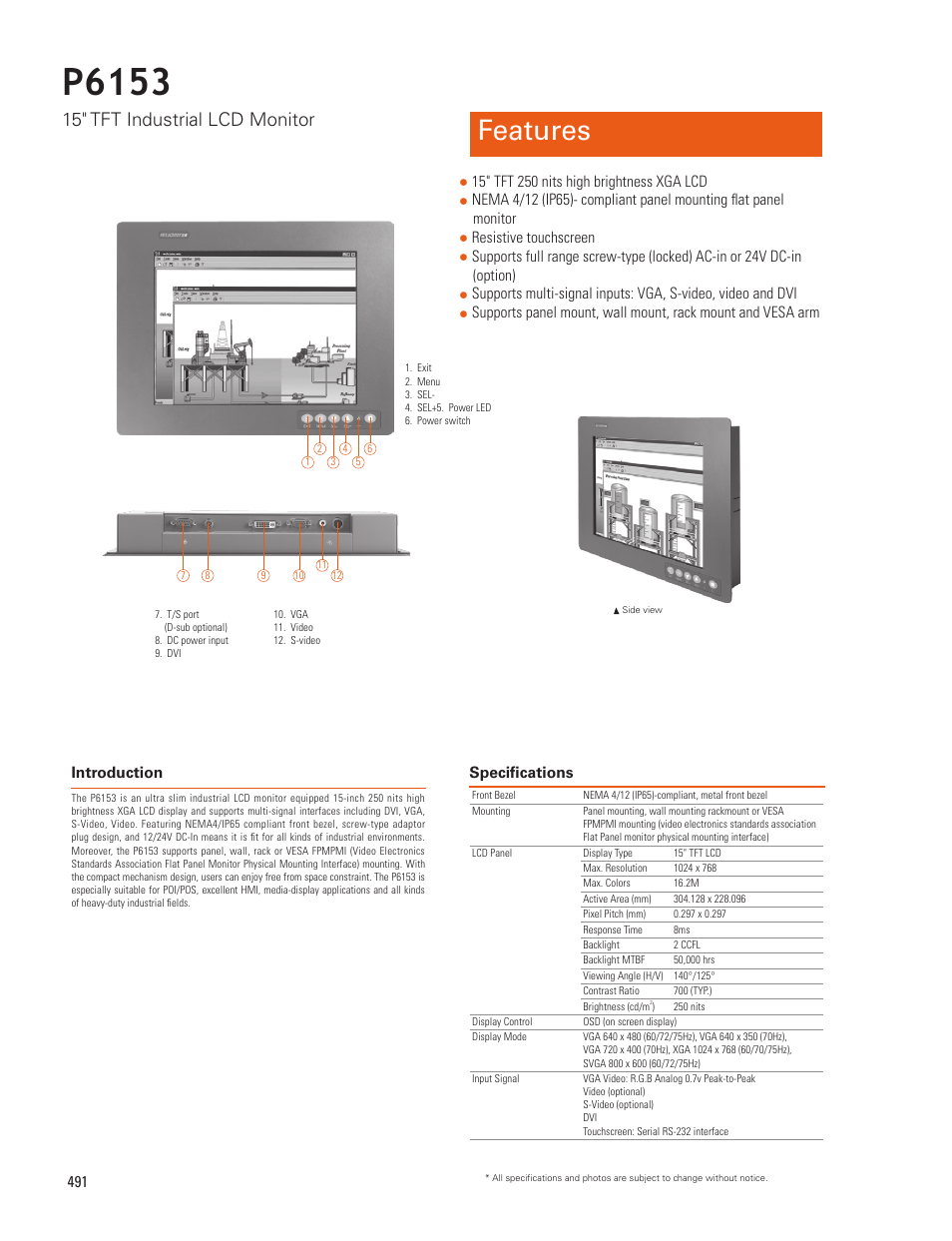 Impulse P6153 User Manual | 2 pages