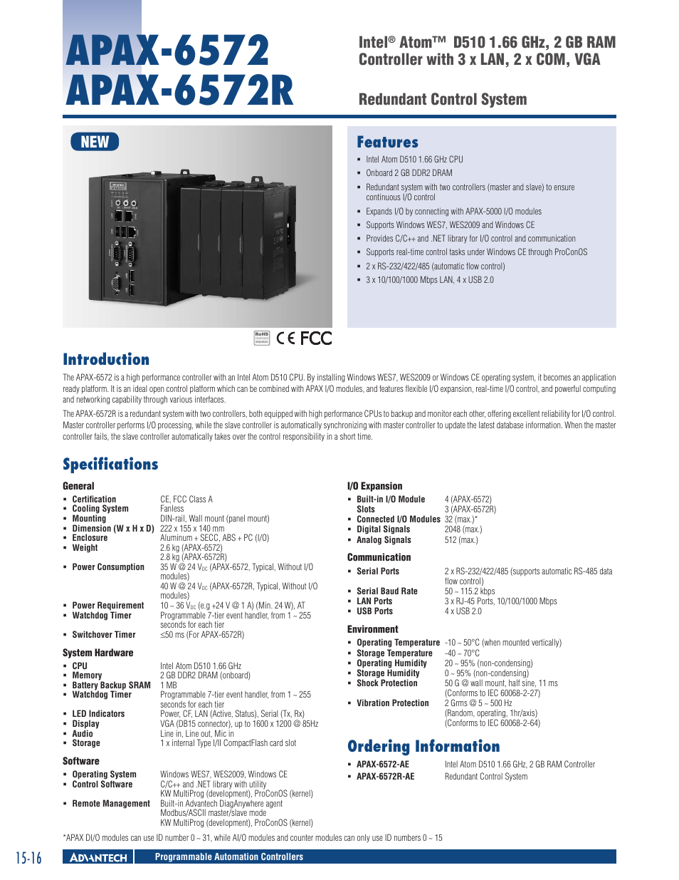 Impulse APAX-6572 User Manual | 1 page