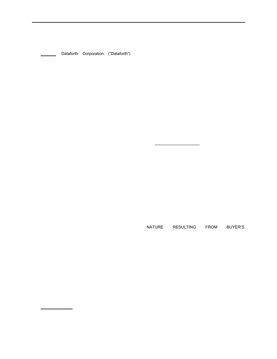 Dataforth warranty, Applying to products sold by dataforth corporation | Impulse MAQ20-940 Configuration User Manual | Page 22 / 25