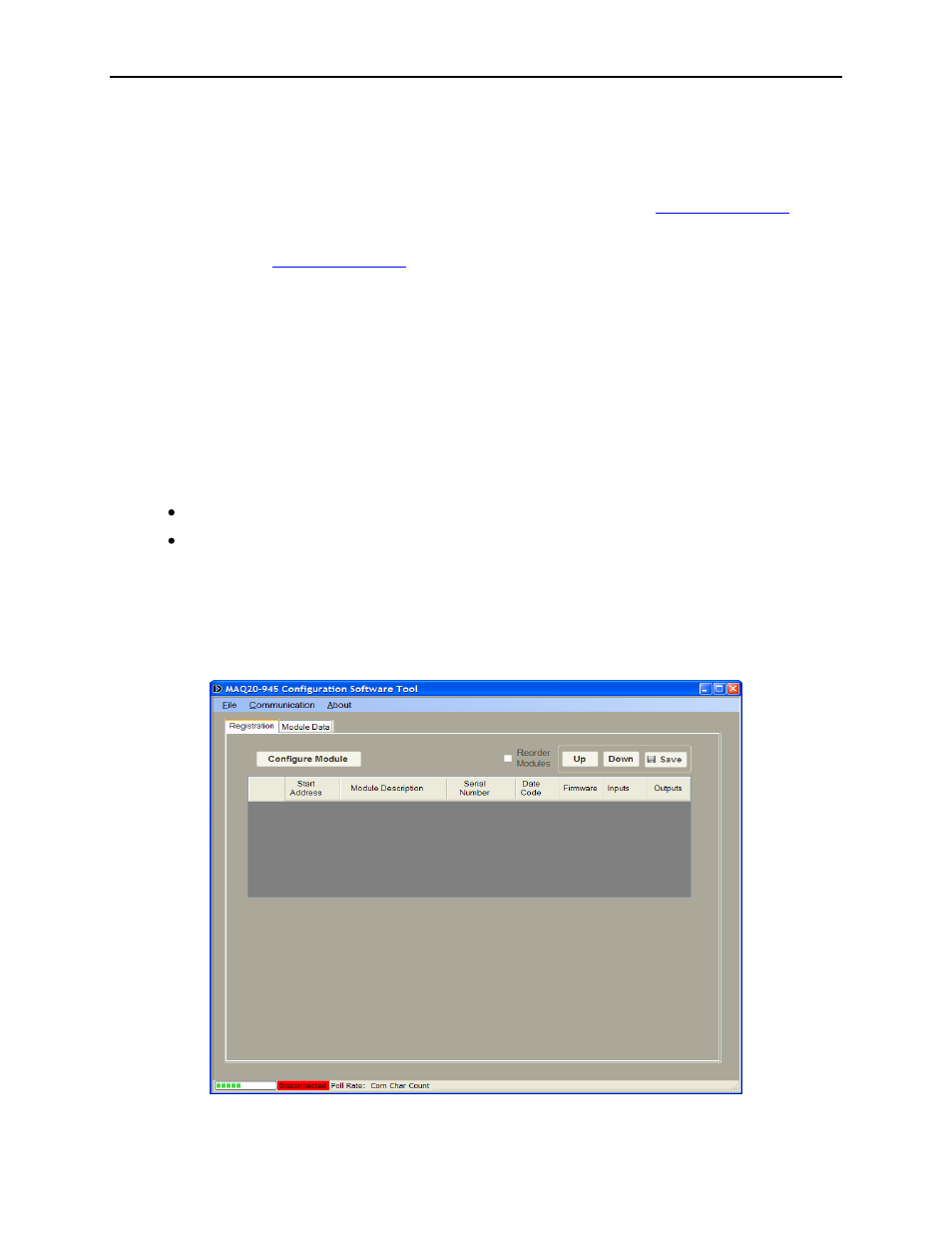 20 communication setup, Quick setup, 20 communication setup & connection | Impulse MAQ20-940 Configuration User Manual | Page 7 / 25