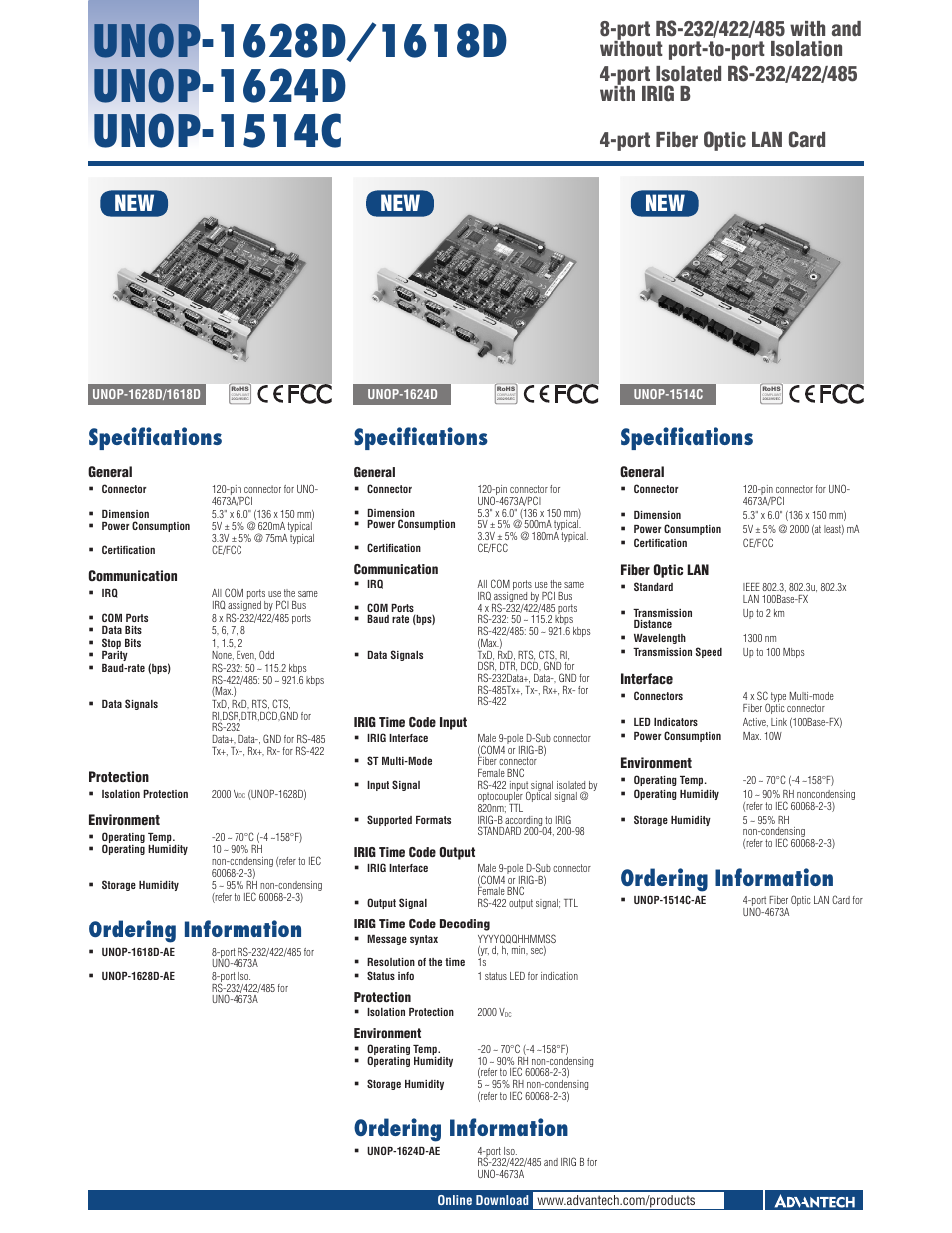Impulse UNOP-1514C User Manual | 1 page