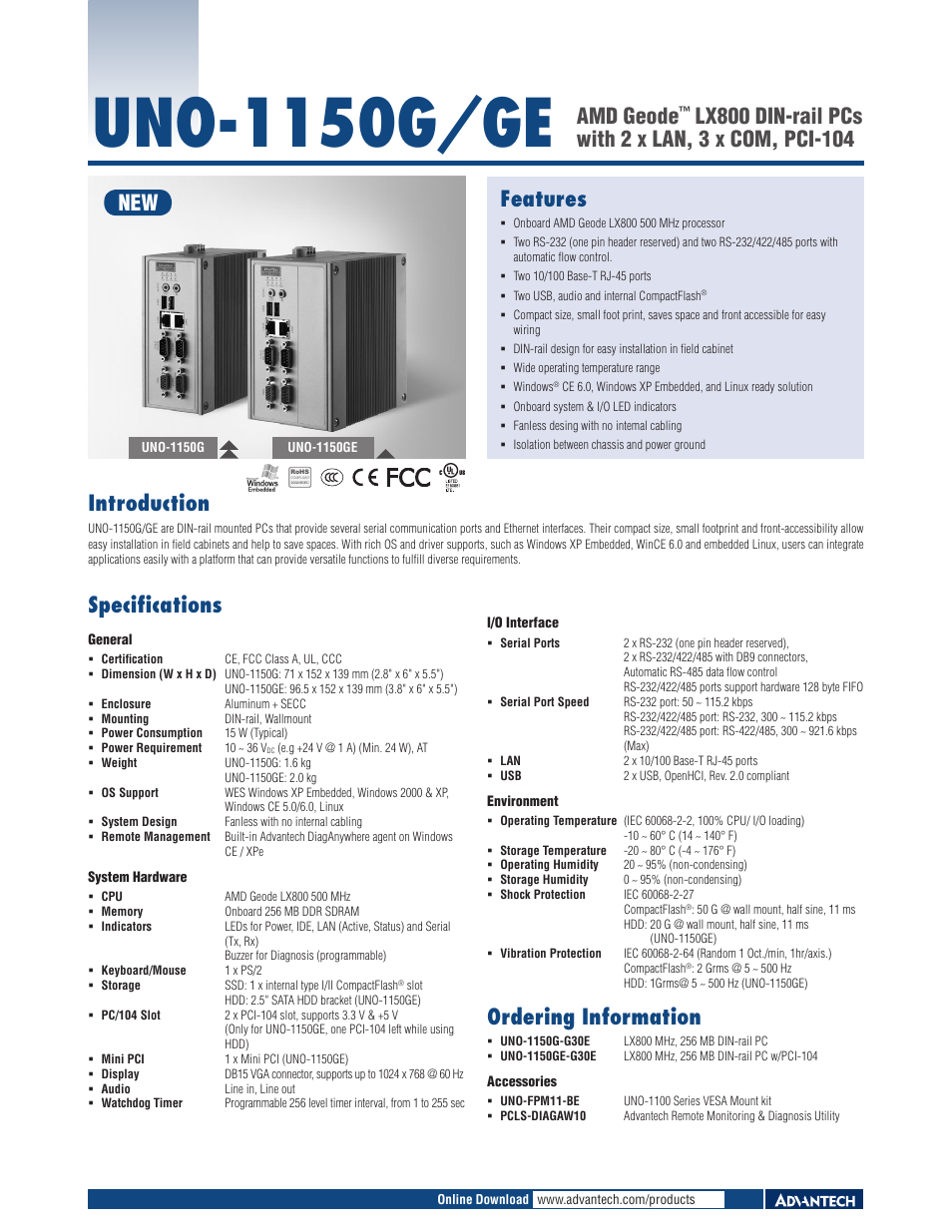 Impulse UNO-1150G_GE User Manual | 1 page