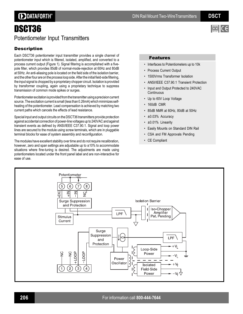 Impulse DSCT36 User Manual | 2 pages