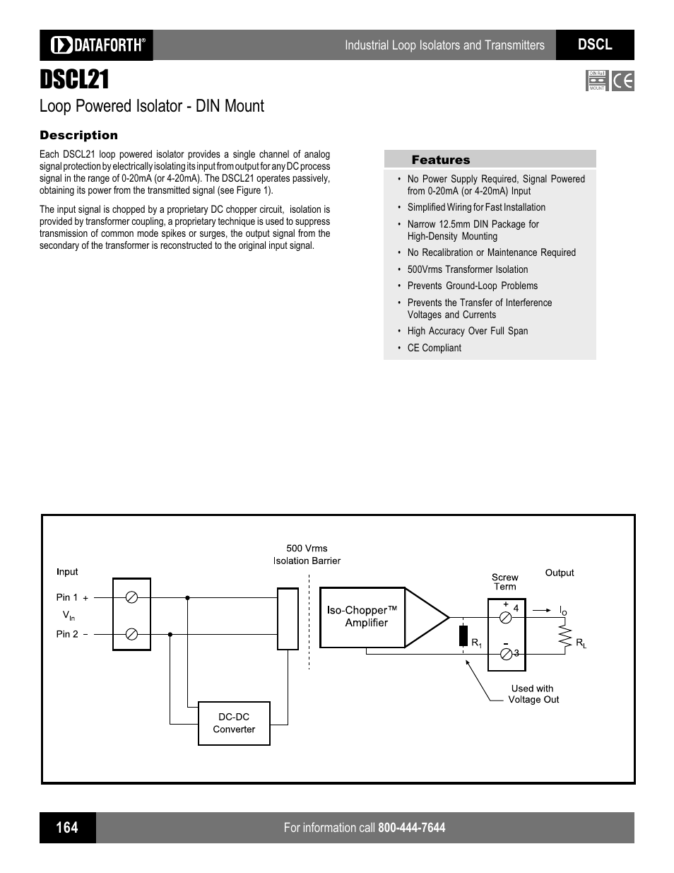 Impulse DSCL21 User Manual | 2 pages