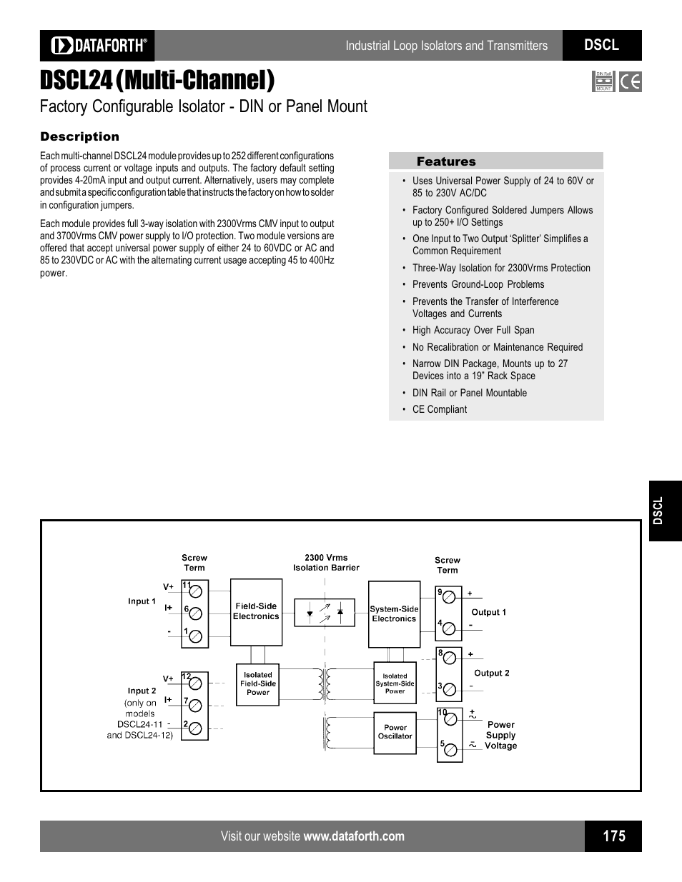 Impulse DSCL24 User Manual | 3 pages