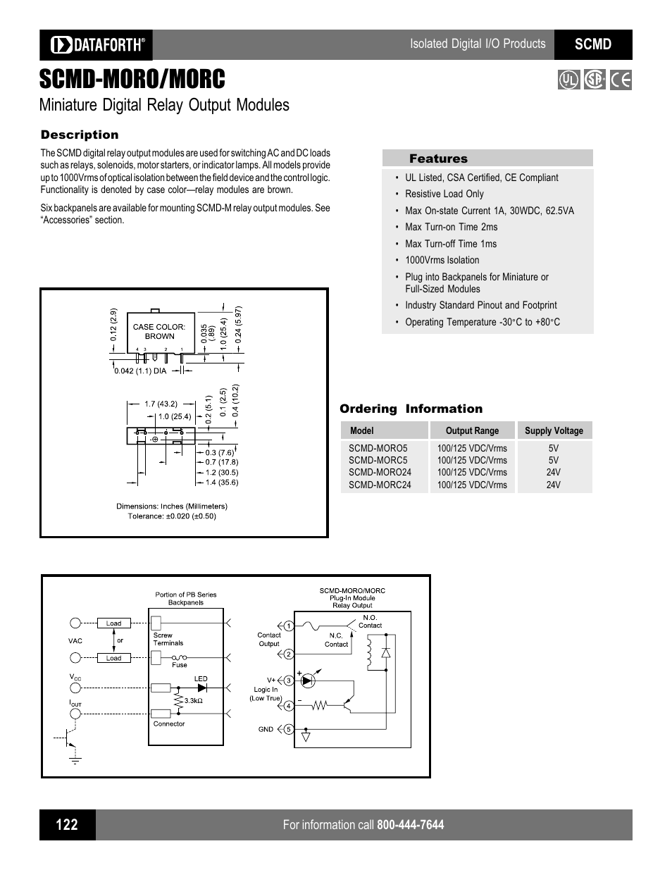 Impulse SCMD-MORO User Manual | 1 page