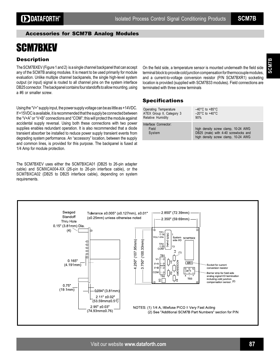 Impulse SCMXIF User Manual | 11 pages