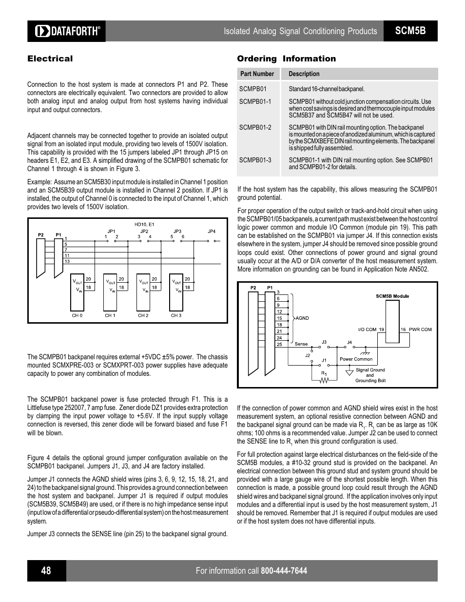 Scm5b, Isolated analog signal conditioning products | Impulse SCMPB01 User Manual | Page 3 / 18