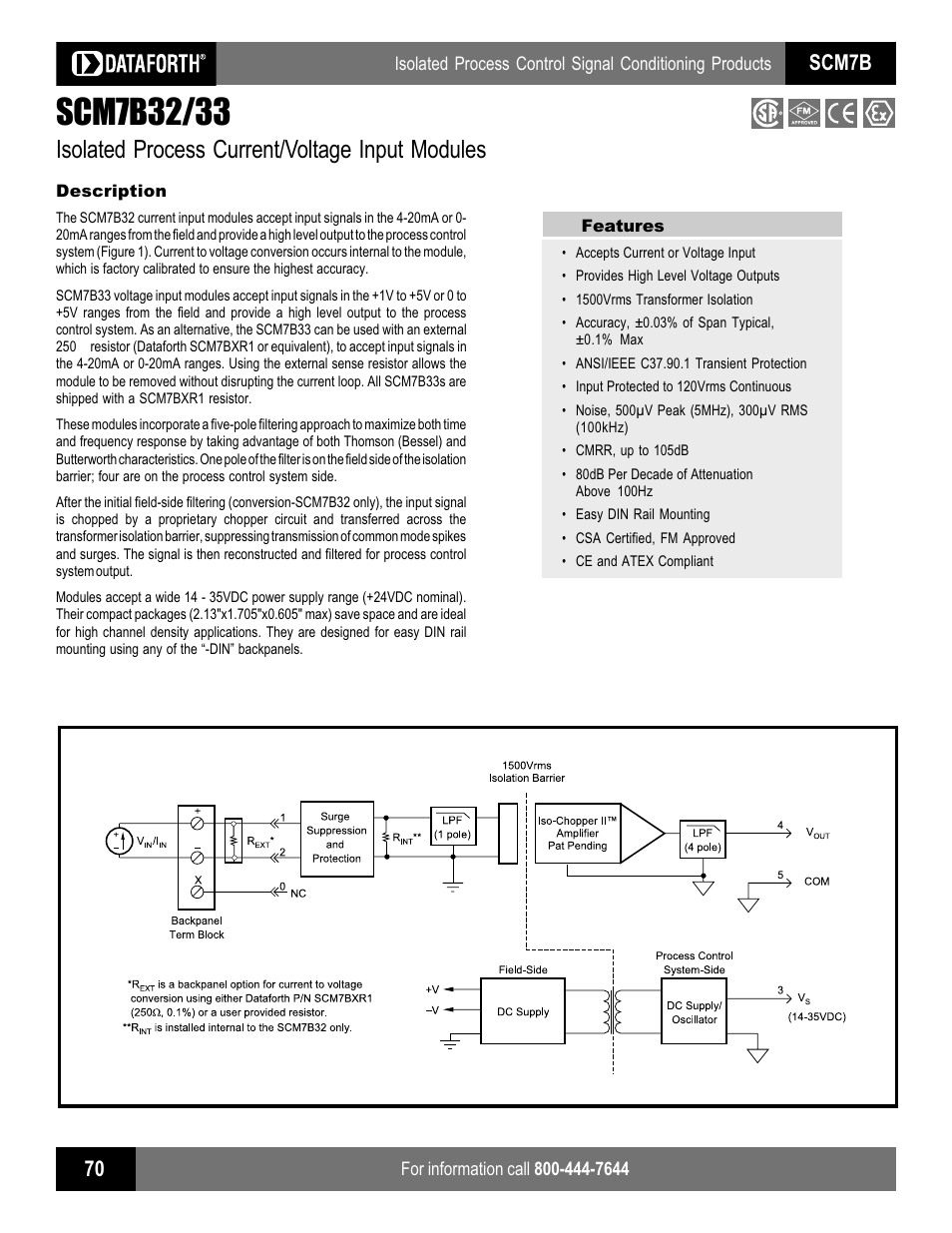 Impulse SCM7B32_33 User Manual | 2 pages