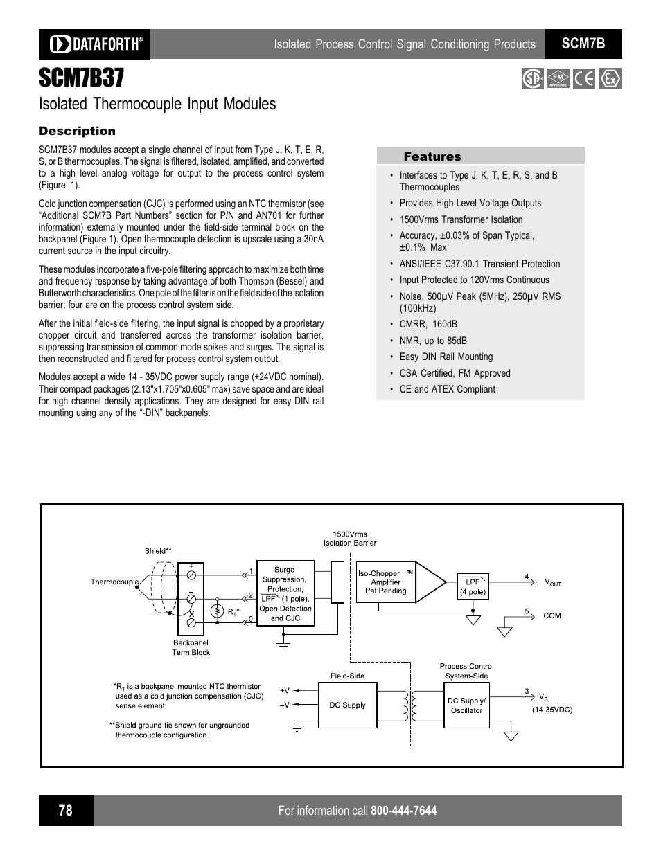 Impulse SCM7B37 User Manual | 2 pages