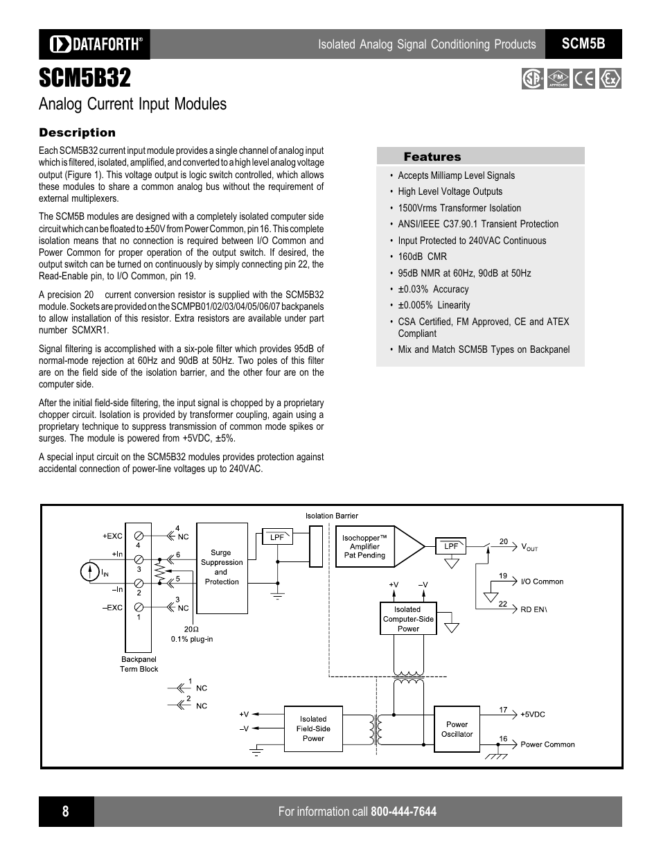 Impulse SCM5B32 User Manual | 2 pages