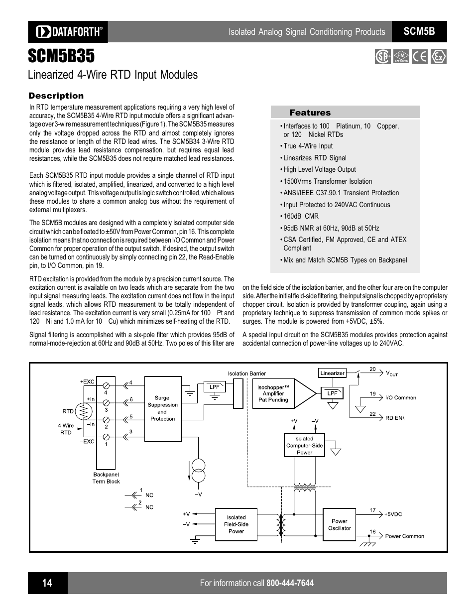 Impulse SCM5B35 User Manual | 2 pages