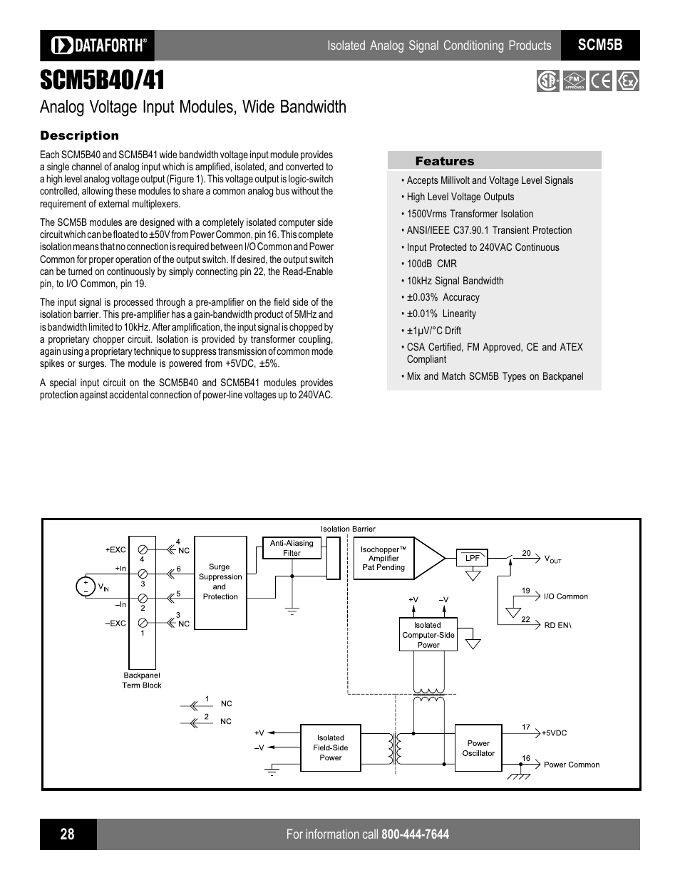 Impulse SCM5B40_41 User Manual | 2 pages