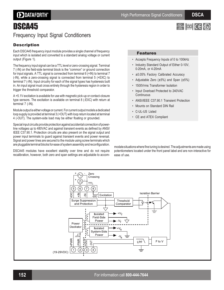 Impulse DSCA45 User Manual | 2 pages