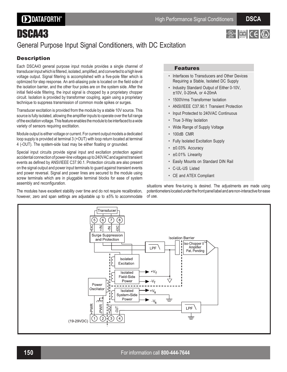 Impulse DSCA43 User Manual | 2 pages