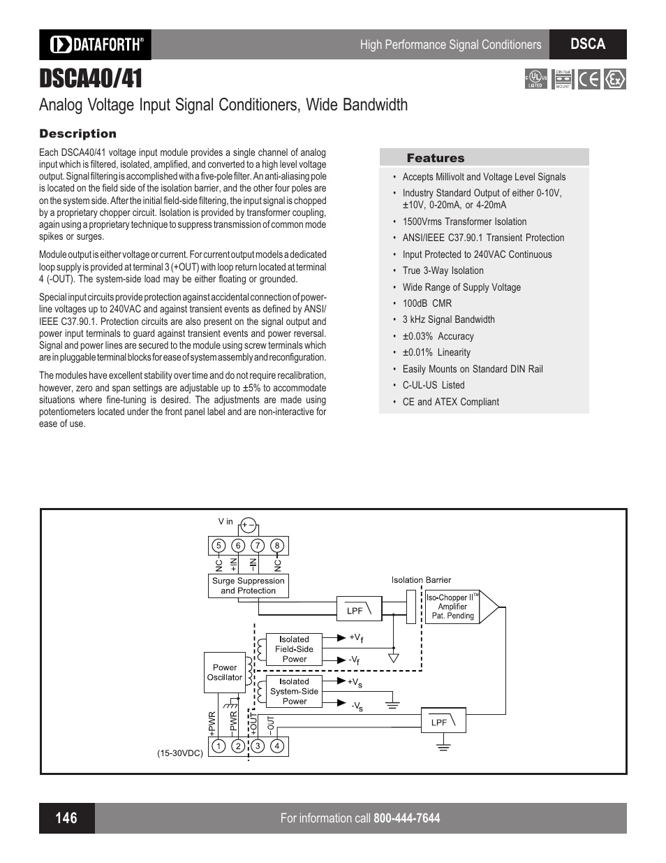 Impulse DSCA40_41 User Manual | 2 pages