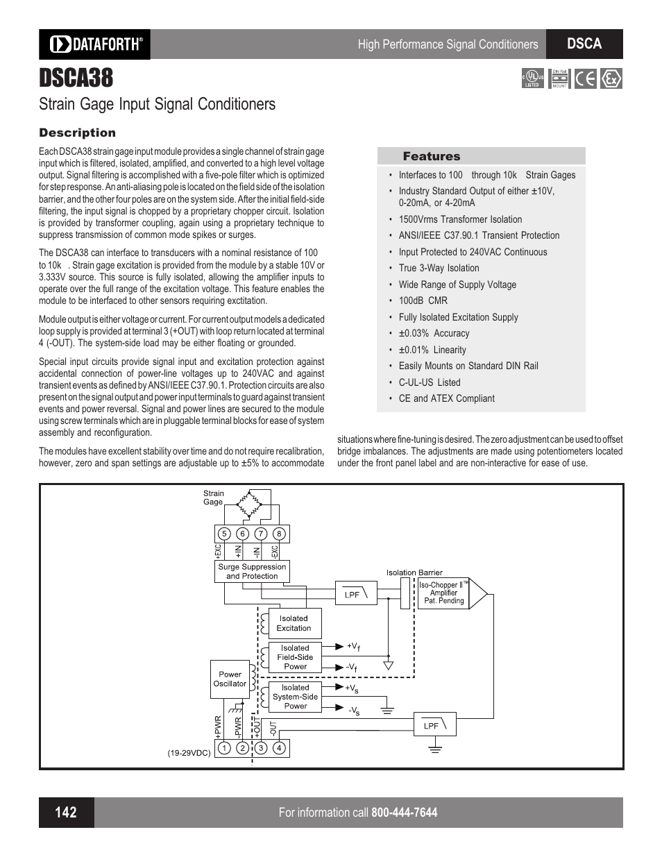 Impulse DSCA38 User Manual | 2 pages