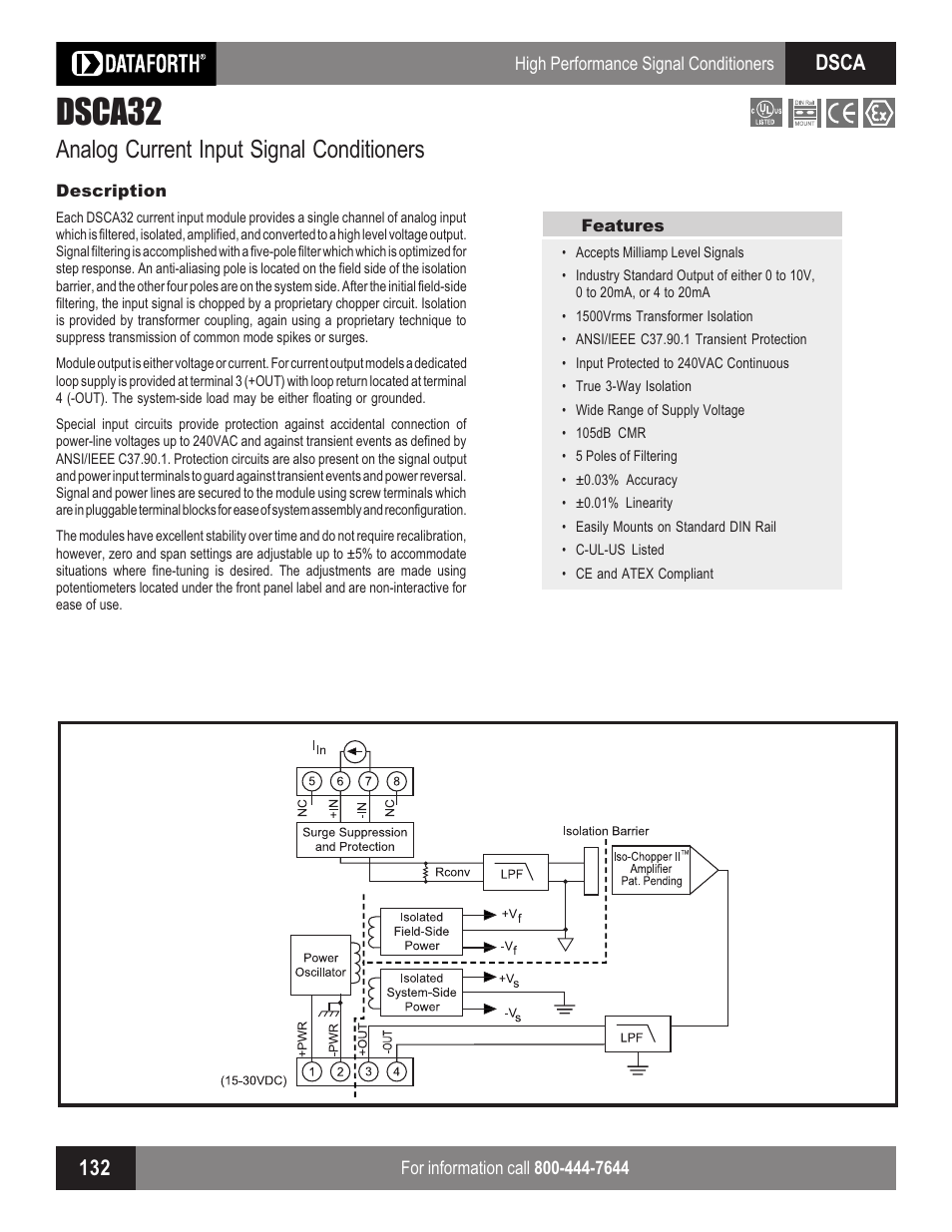 Impulse DSCA32 User Manual | 2 pages