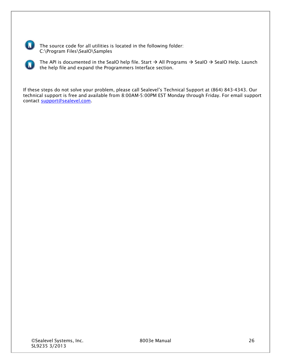 Impulse 8003e User Manual | Page 26 / 30