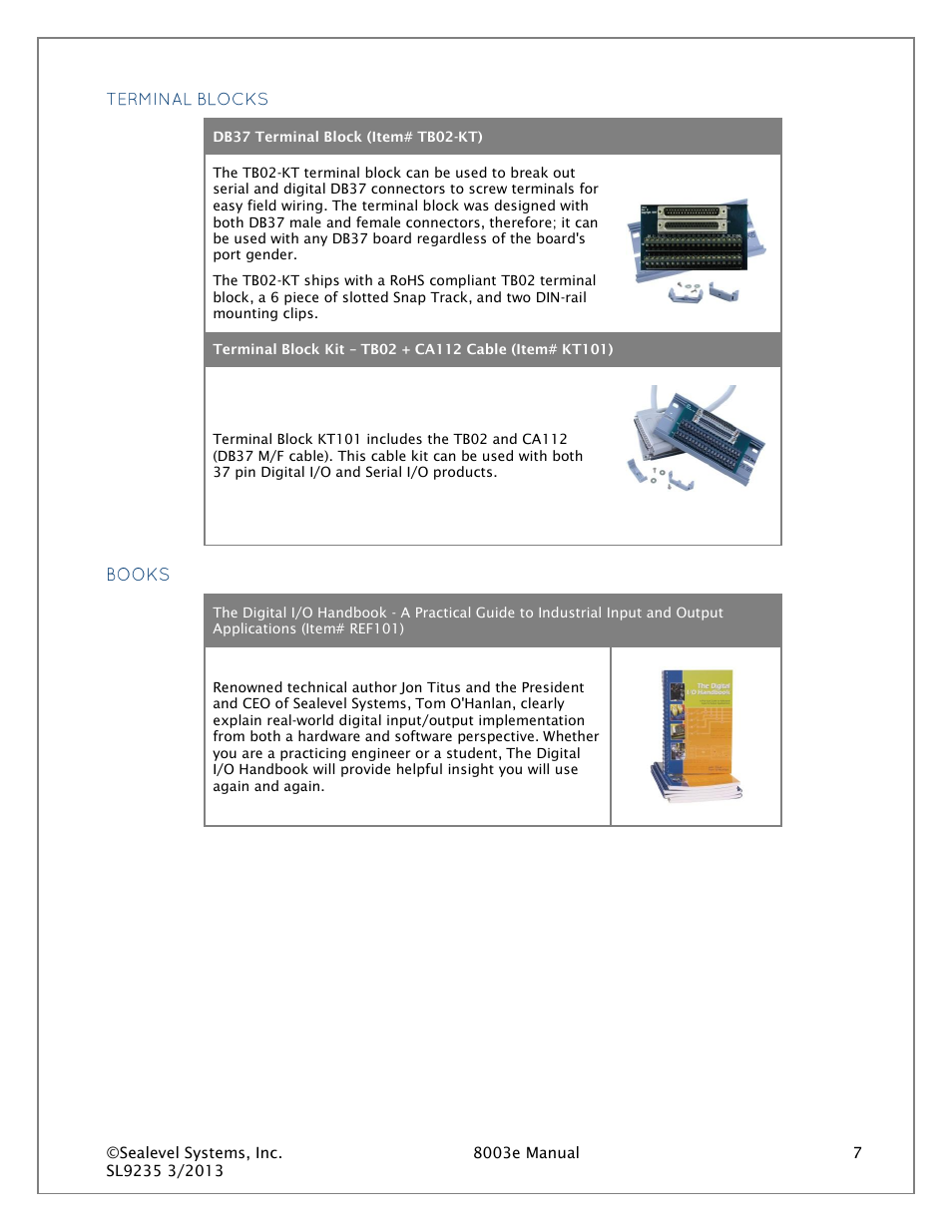Impulse 8003e User Manual | Page 7 / 30