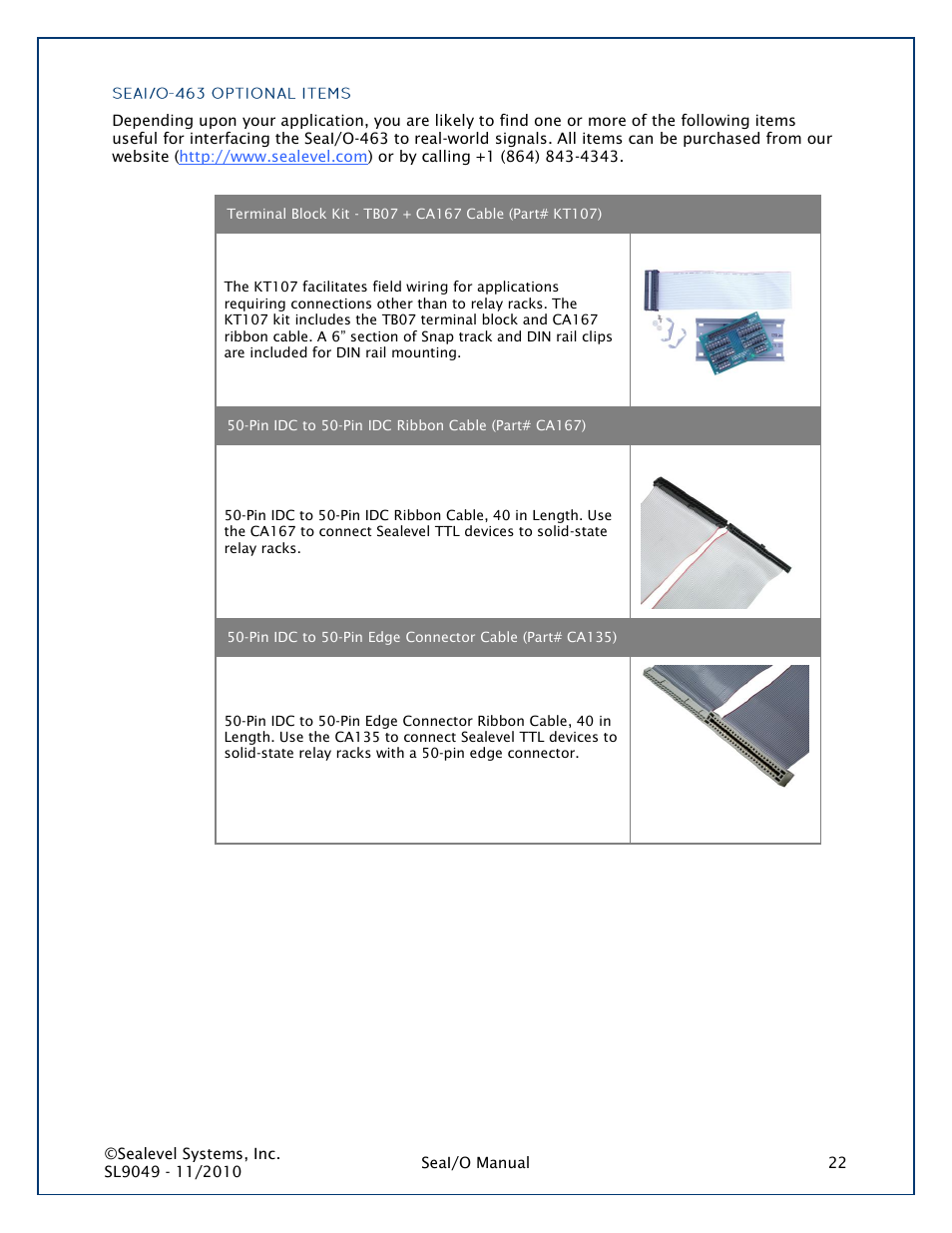 Impulse 463N User Manual | Page 22 / 109