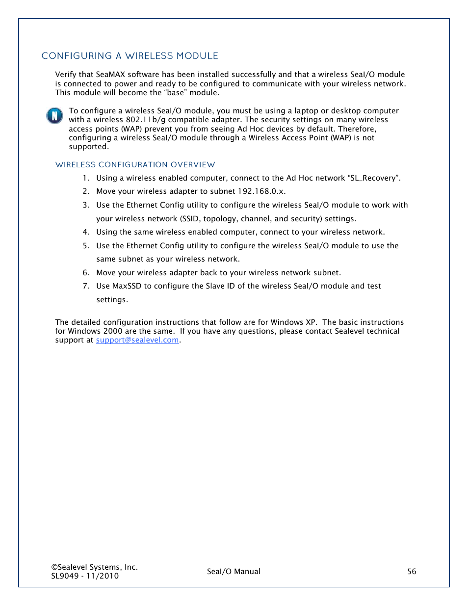 Impulse 463N User Manual | Page 56 / 109