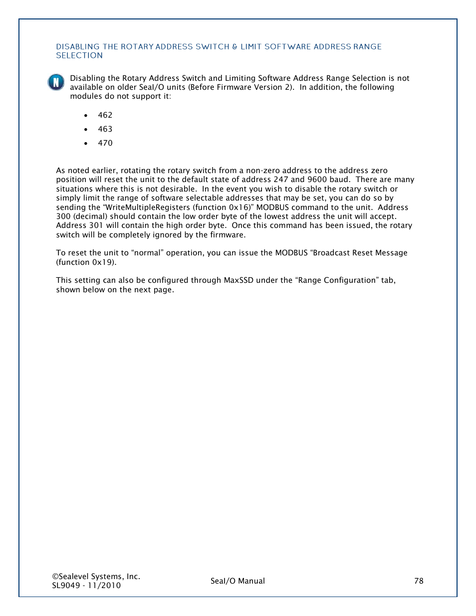 Impulse 463N User Manual | Page 78 / 109