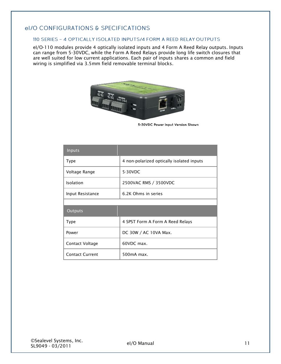 Impulse 150PoE User Manual | Page 11 / 37