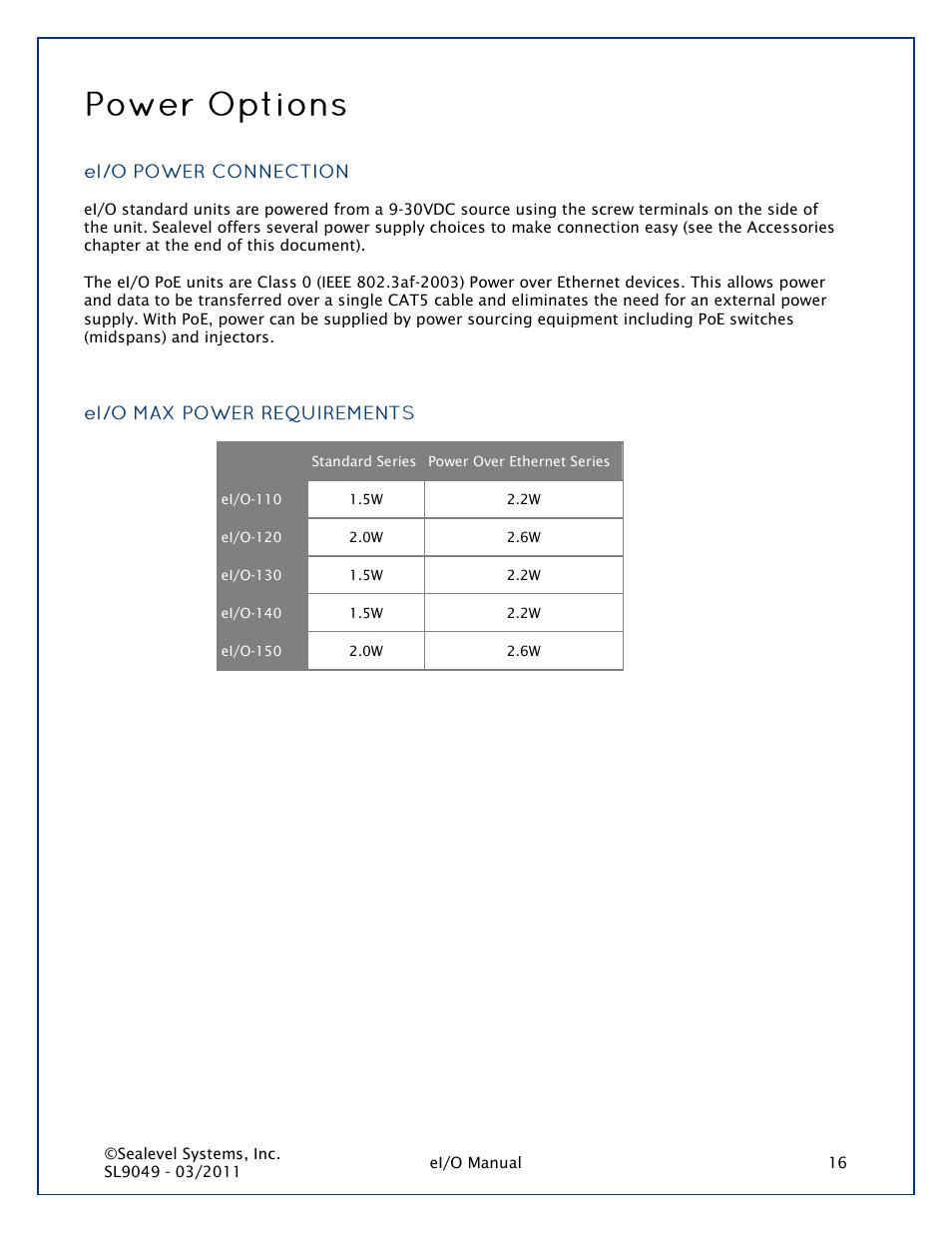 Impulse 150PoE User Manual | Page 16 / 37