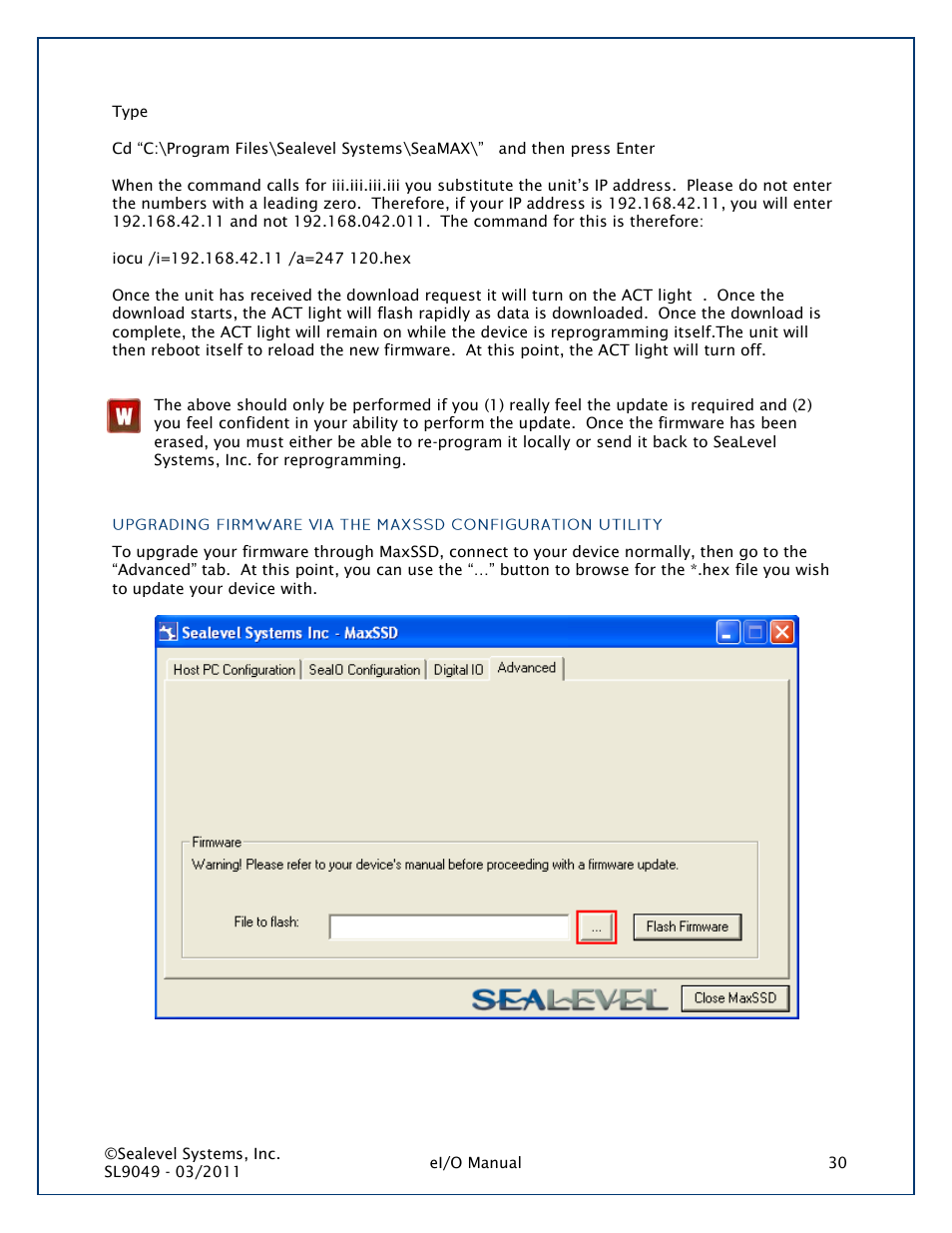 Impulse 150PoE User Manual | Page 30 / 37