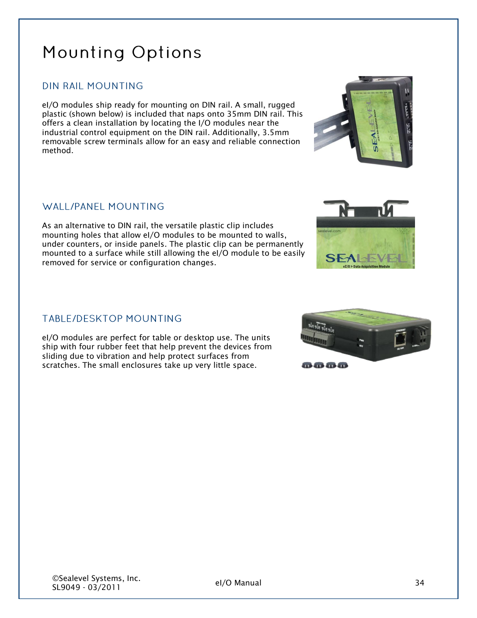 Impulse 150PoE User Manual | Page 34 / 37