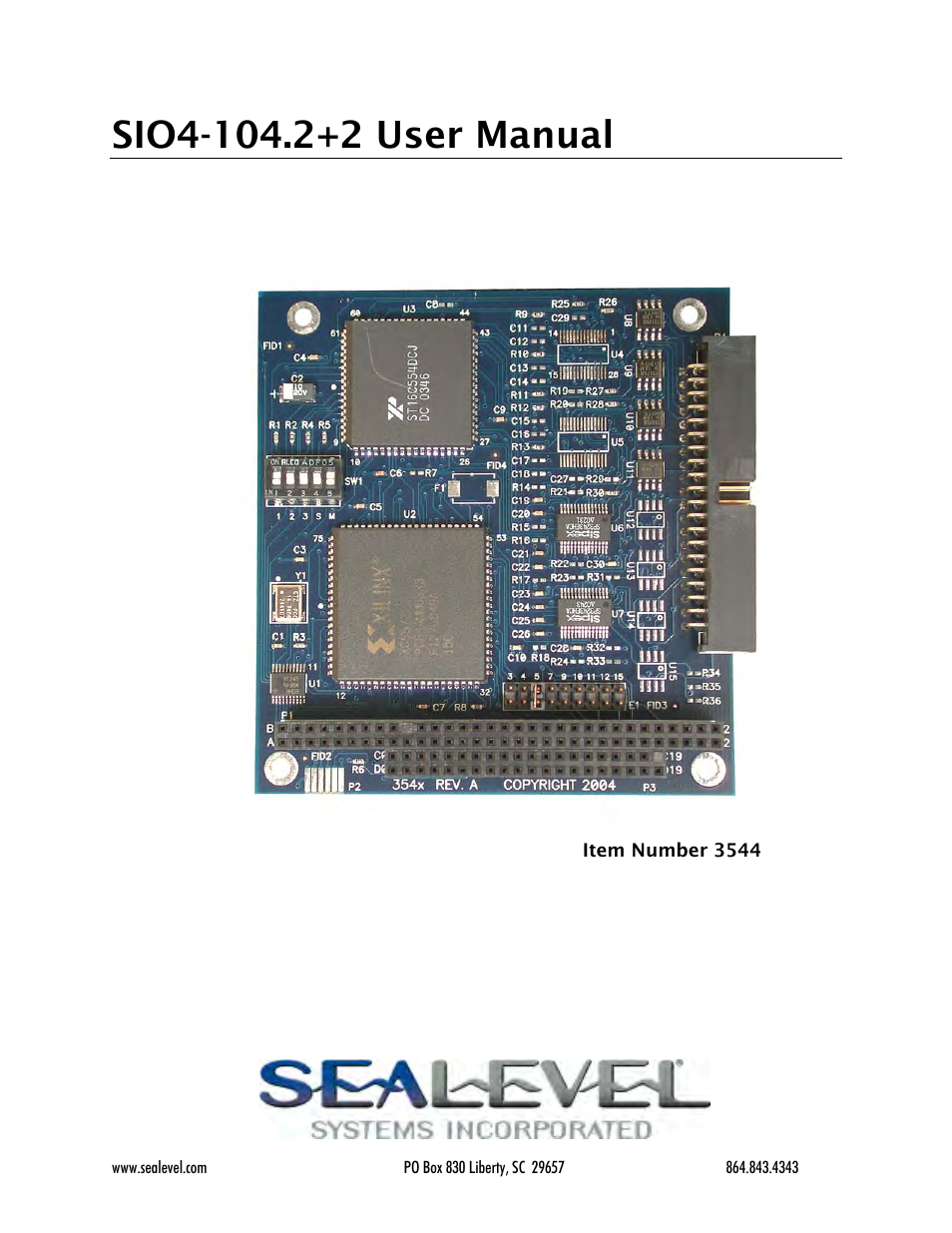 Impulse SIO4-104.2+2 (3544) User Manual | 20 pages