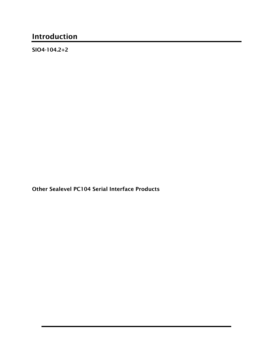 Before you get started, Introduction | Impulse SIO4-104.2+2 (3544) User Manual | Page 3 / 20