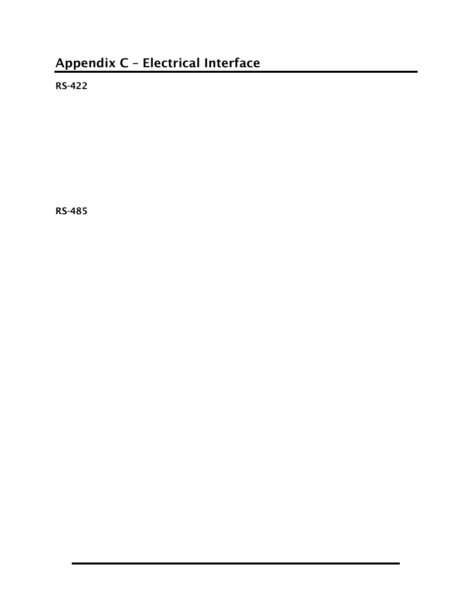 Appendix c – electrical interface | Impulse SIO4-104.485 (3543) User Manual | Page 16 / 19