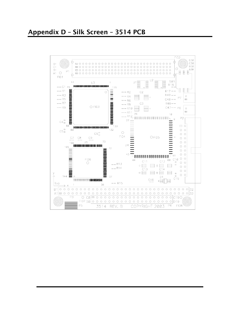 Appendix e - compliance notices, Appendix d – silk screen – 3514 pcb | Impulse ACB-104.ULTRA (3514) User Manual | Page 22 / 24