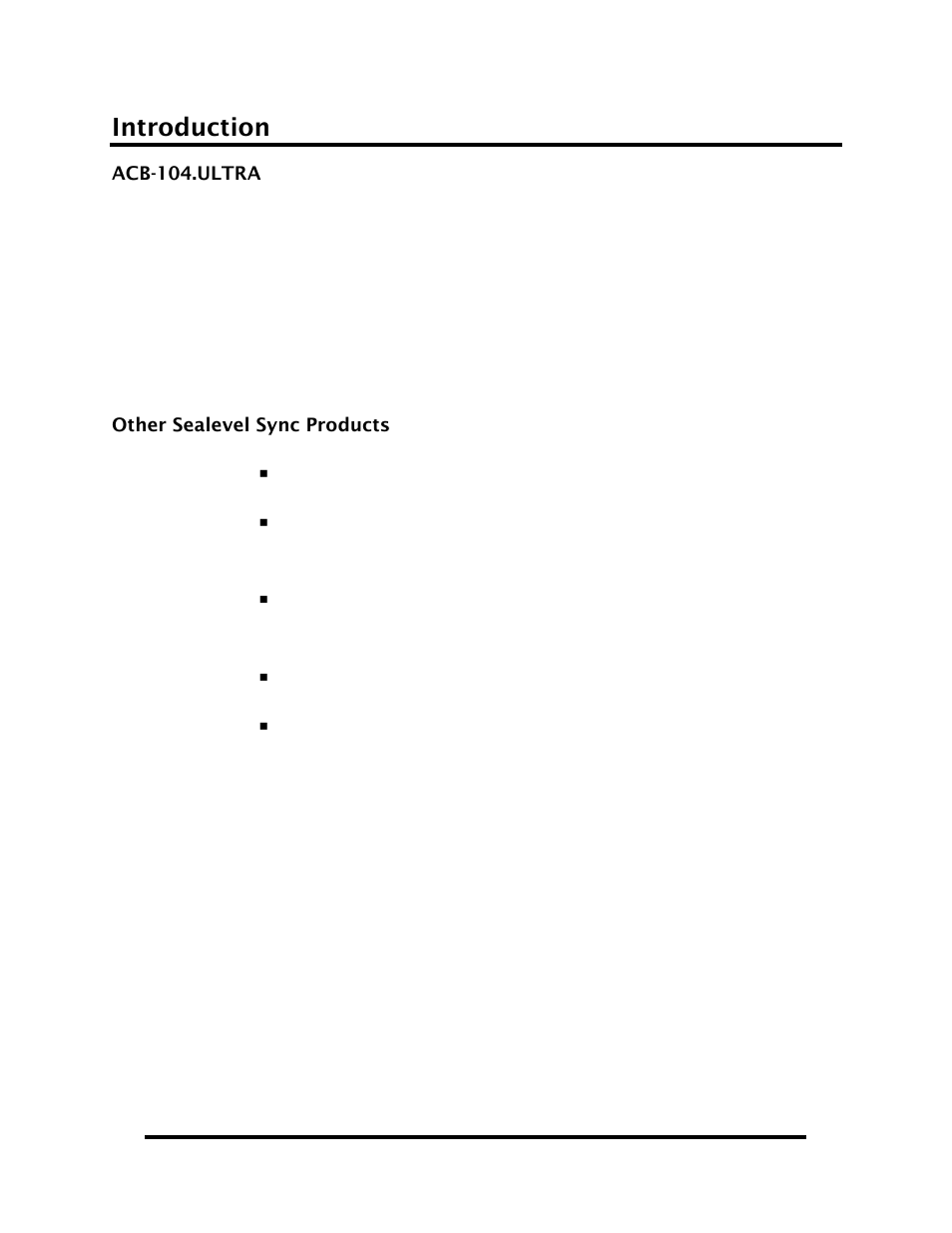 Introduction | Impulse ACB-104.ULTRA (3514) User Manual | Page 3 / 24